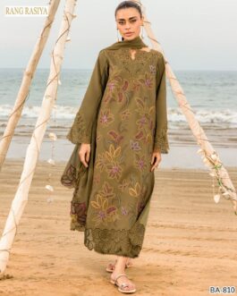 Rang Rasiya Dhanak Unstitched – Embroidered 2PC Suit