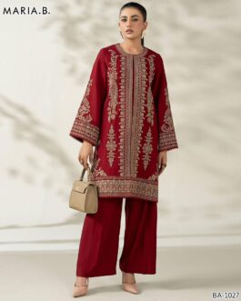 Maria B Dhanak W. Collection – Embroidered Unstitched 2PC Suit