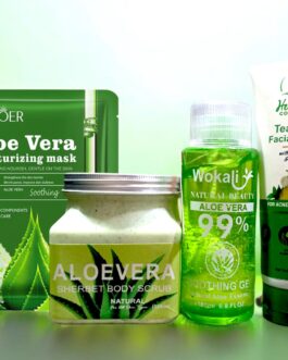 Aloe Vera Skincare Deal – 4 in 1 Hydrating & Soothing Set