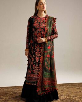 Dhanak Winter Collection 3PC – Heavy Embroidered Unstitched