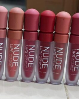 12 PCS Nude Lip Gloss Set – Matte, Long-Lasting & Smooth Finish