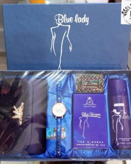 Blue Lady Perfume Gift Set – 4PCS Premium Women’s Gift Box